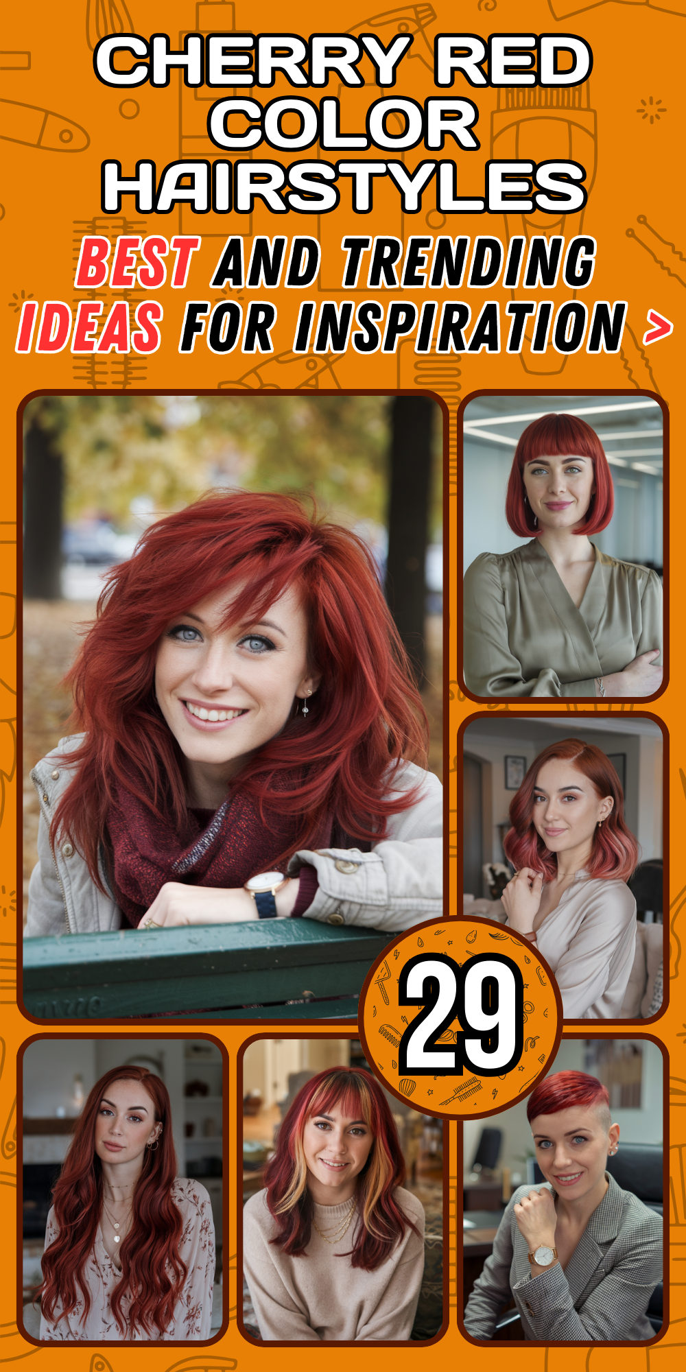 Cherry Red Hair Color Ideas 2024: Bold, Bright, and Vibrant Styles for Every Woman