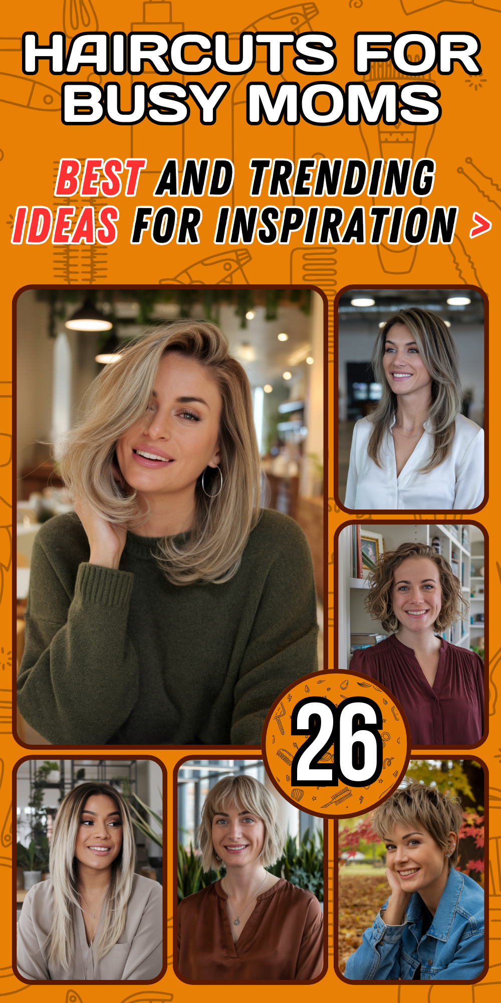 Stylish Mom Haircut Ideas 2024: Low Maintenance, Medium, and Short Cuts for Women with Thick Hair