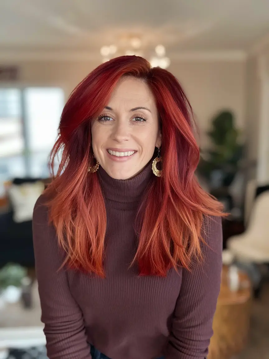 Stunning Crimson Red Hair Color Ideas for Women in 2024 – Bold, Vibrant, and Trendsetting Styles