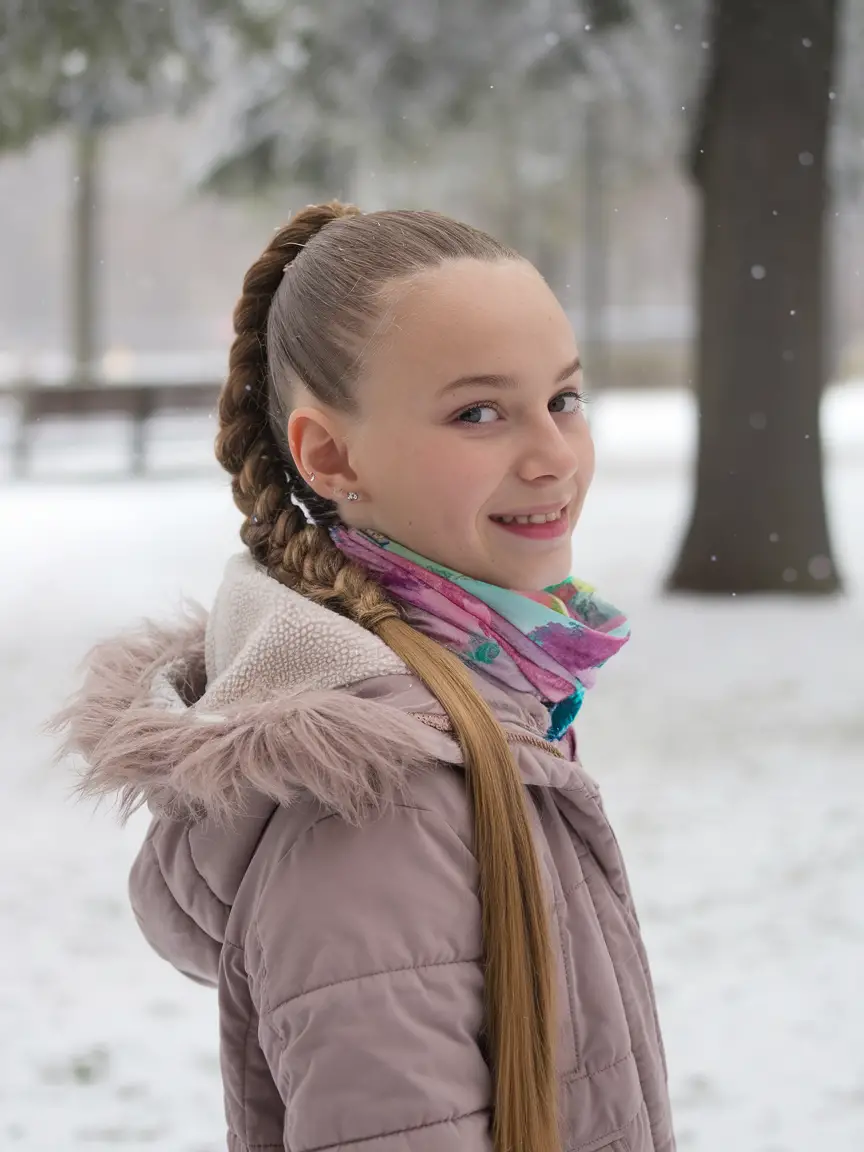 Winter Hairstyle Ideas for Kids 2024 - 2025: Simple, Cute, Braided, and Easy Looks for Girls