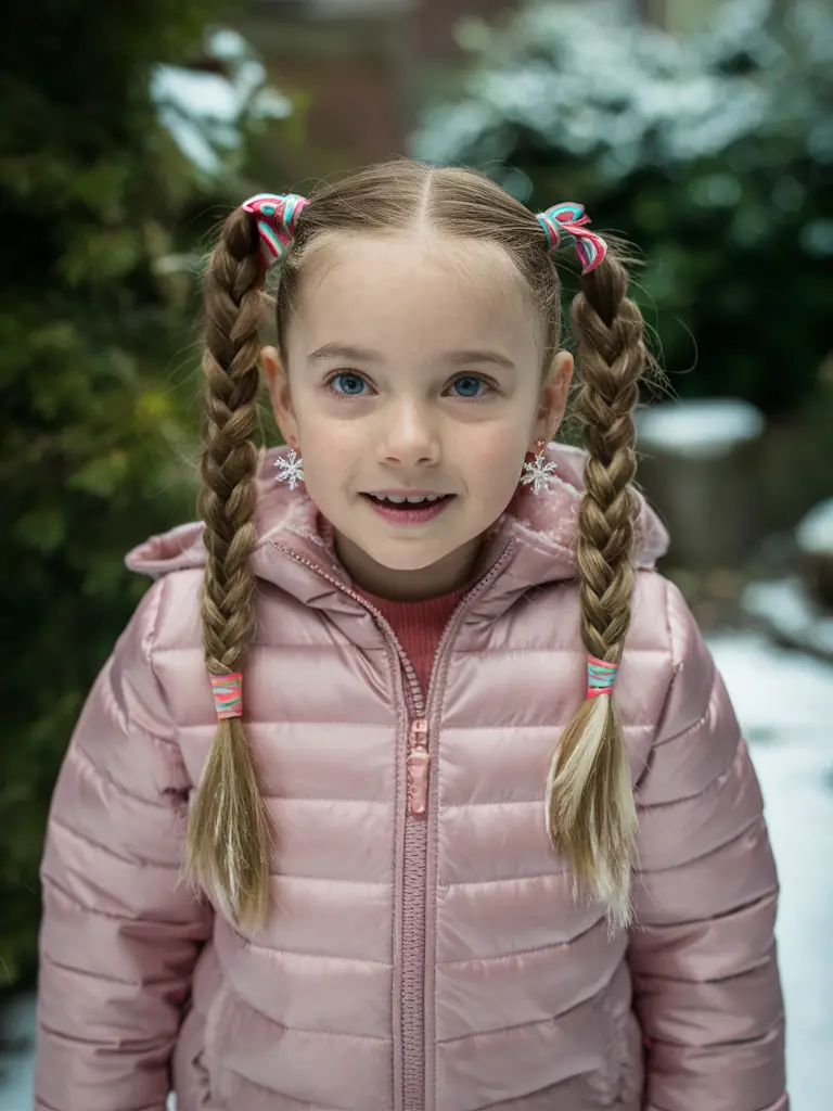 Winter Hairstyles for Kids: Cute and Easy Ideas for 2024-2025 to Keep Your Child Stylish and Warm