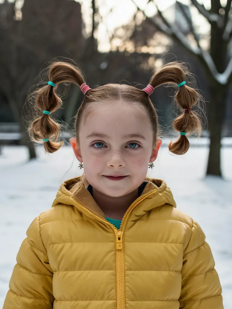 Winter Hairstyles for Kids: Cute and Easy Ideas for 2024-2025 to Keep Your Child Stylish and Warm