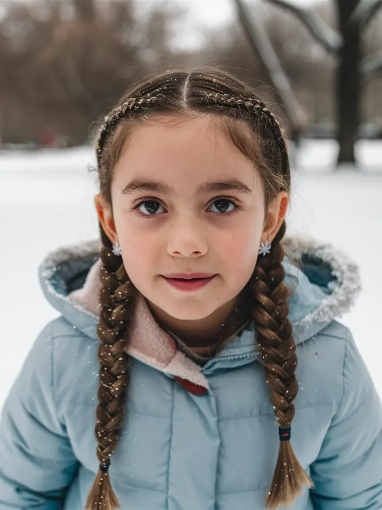 Winter Hairstyles for Kids: Cute and Easy Ideas for 2024-2025 to Keep Your Child Stylish and Warm