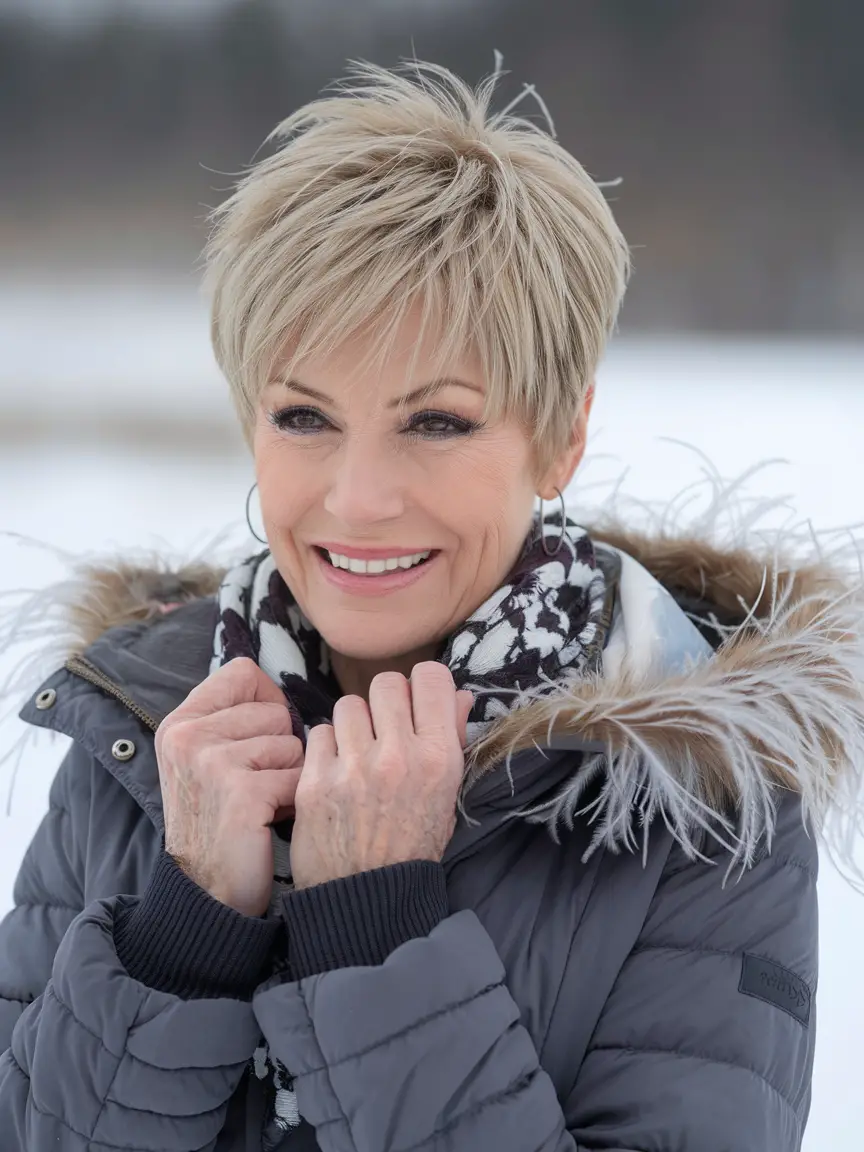 Best Winter Haircuts for Women Over 60 in 2024 - 2025: Short, Medium Length, Pixie & Bob Ideas