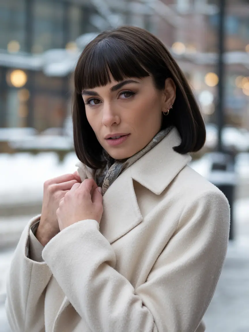 Winter Haircuts with Bangs 2024 - 2025: Trendy Ideas for Women with Short, Midlength, and Long Hair