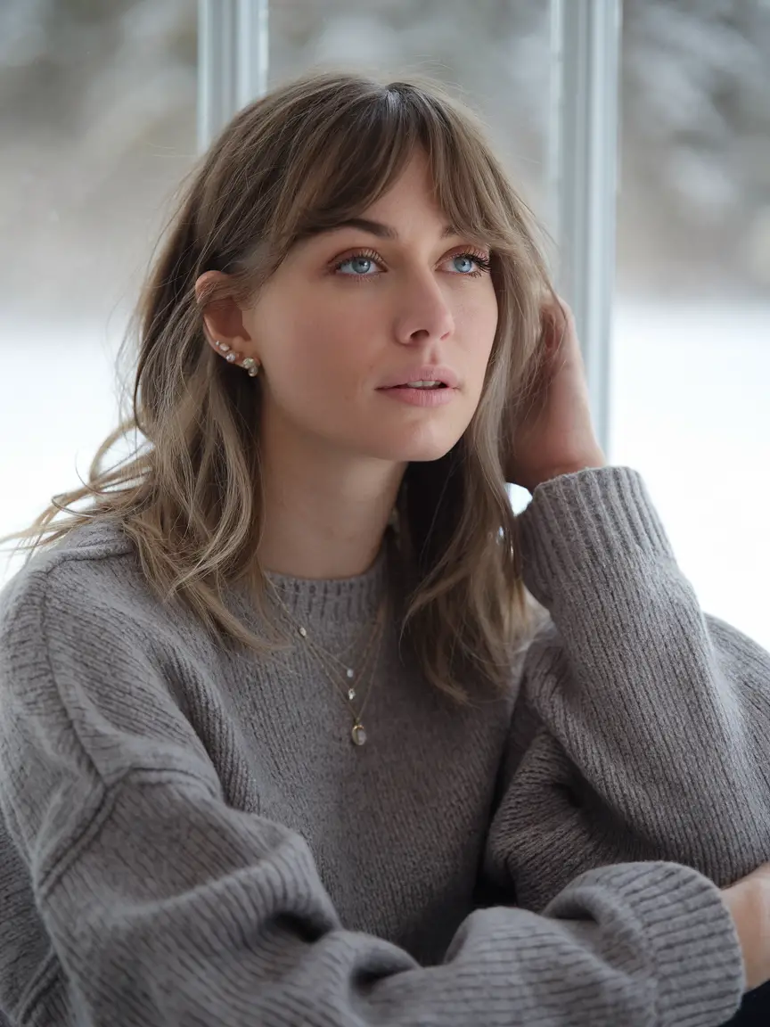 Winter Haircuts with Bangs 2024 - 2025: Trendy Ideas for Women with Short, Midlength, and Long Hair