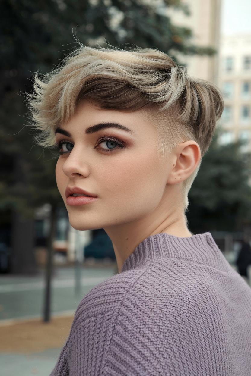 Stunning Asymmetrical Pixie 2025 Ideas for Women – Bold Haircuts for Edgy, Sleek, and Curly Styles