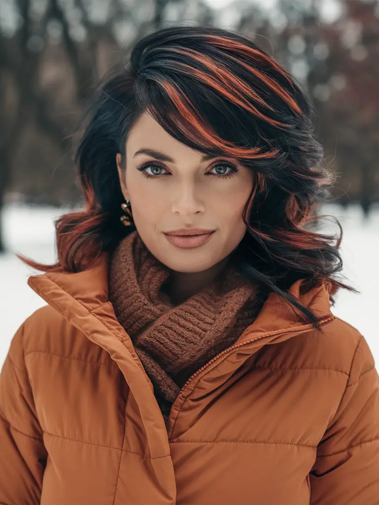 Stunning Dark Winter Hair Colors for Women: Top Brunette and Balayage Ideas for 2024-2025