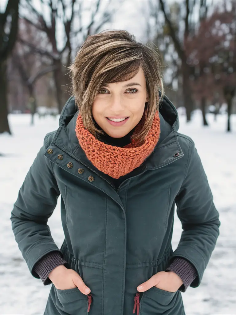 Winter Medium Haircuts for Women 2024-2025: Best Ideas for Stylish Mid-Length Looks for Every Hair Type