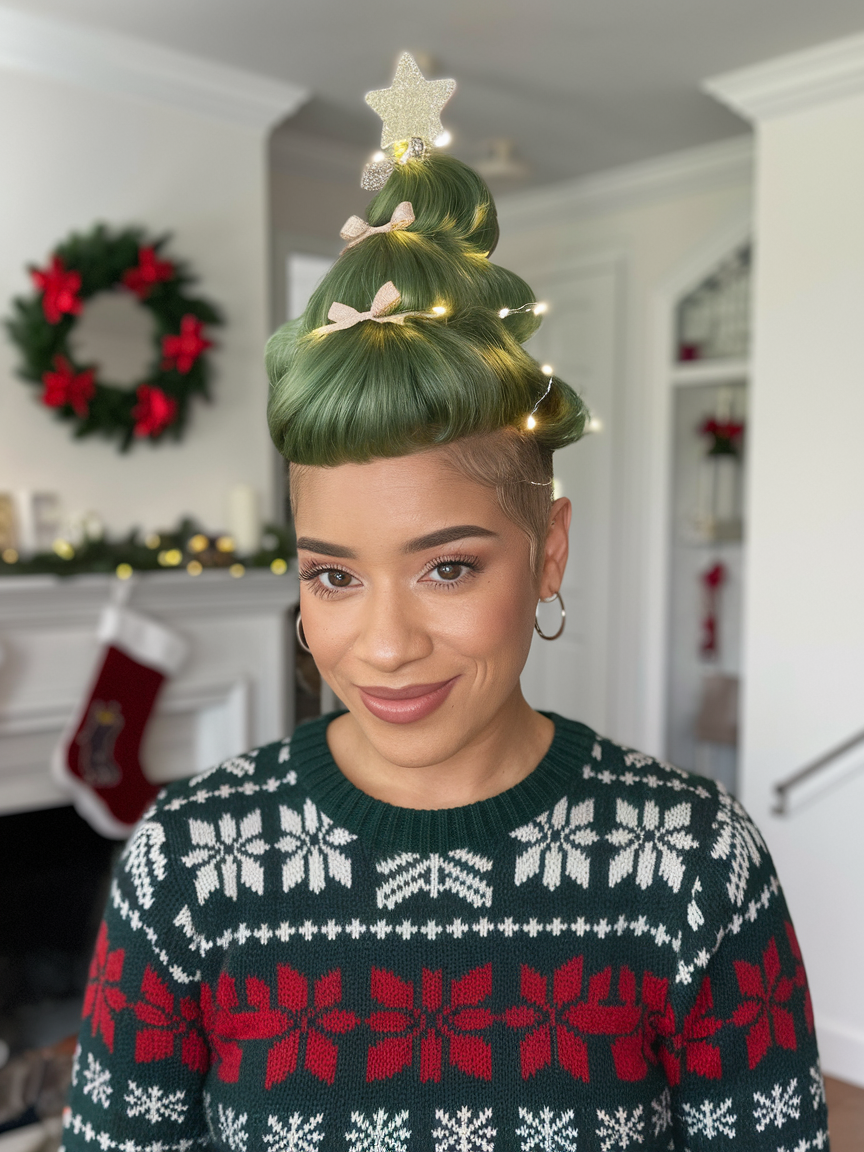 Crazy Christmas Hairstyles for Women: Fun Ideas for Festive Hair Lengths and Styles This Holiday!