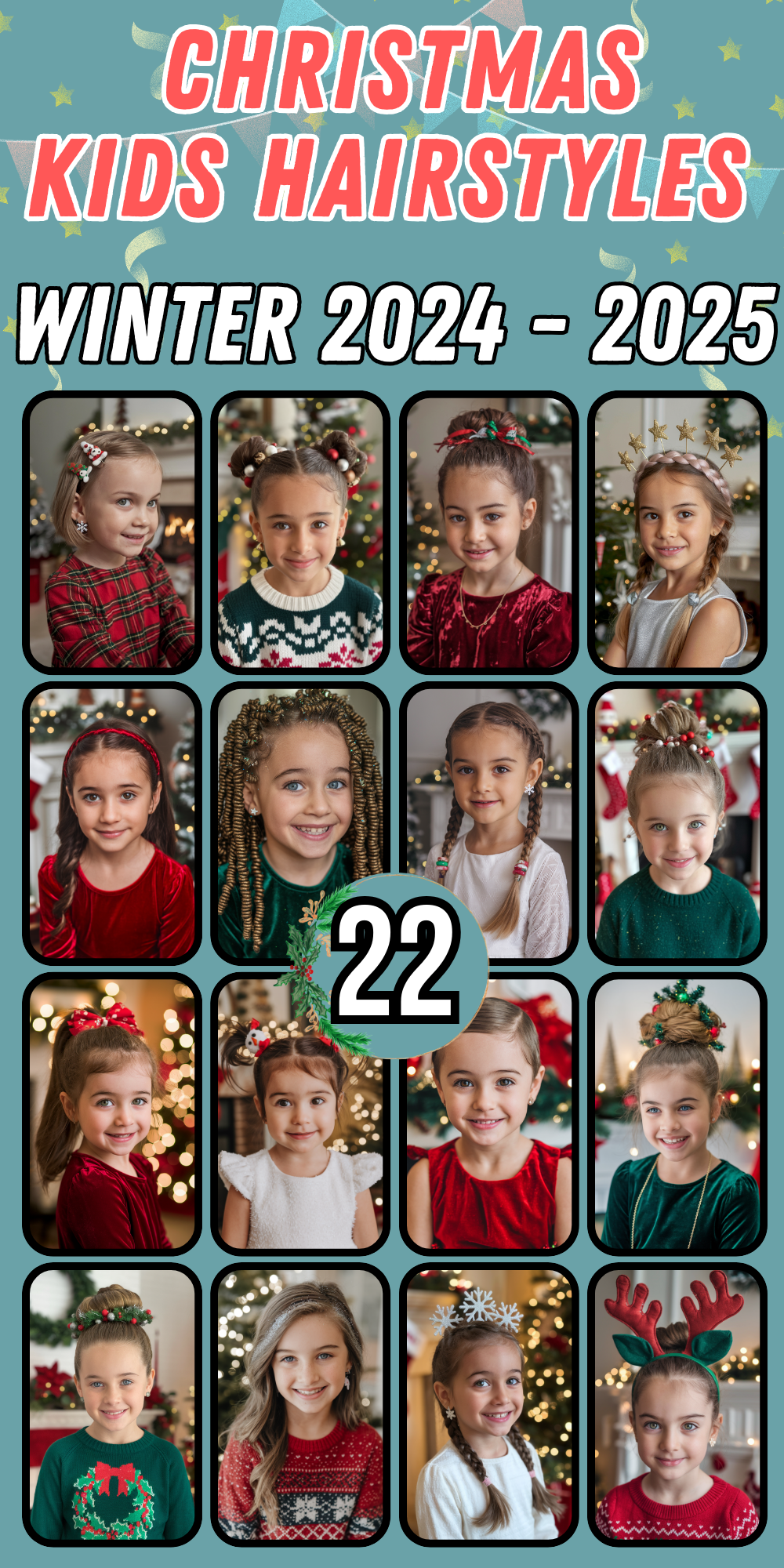 Christmas Kids Hairstyles: Cute, Fun, and Easy Ideas for Perfect Holiday Party & Concert Looks