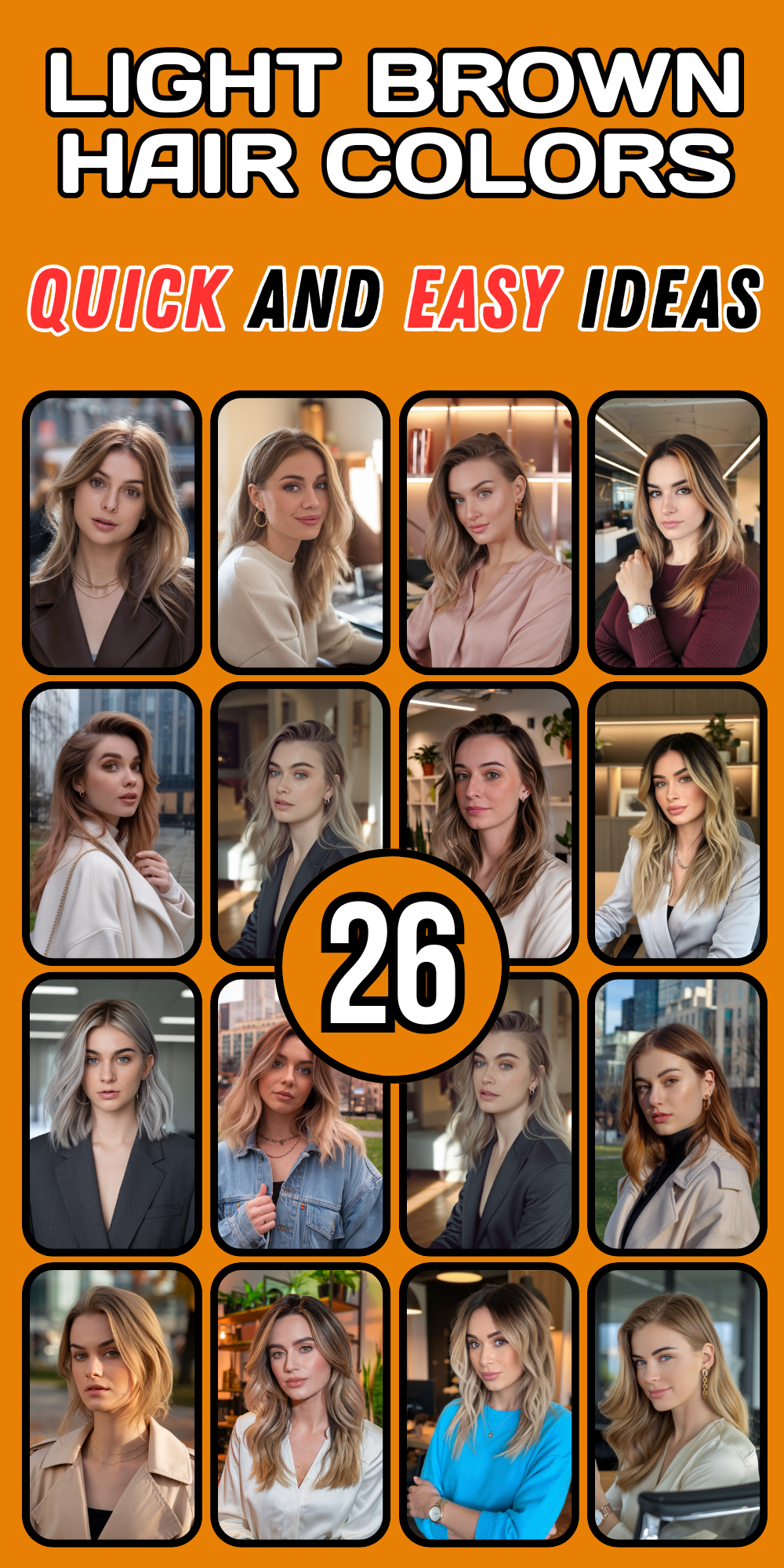 Light Brown Hair Color Ideas for Women in 2024 - Discover Stunning Shades, Highlights, & Balayage