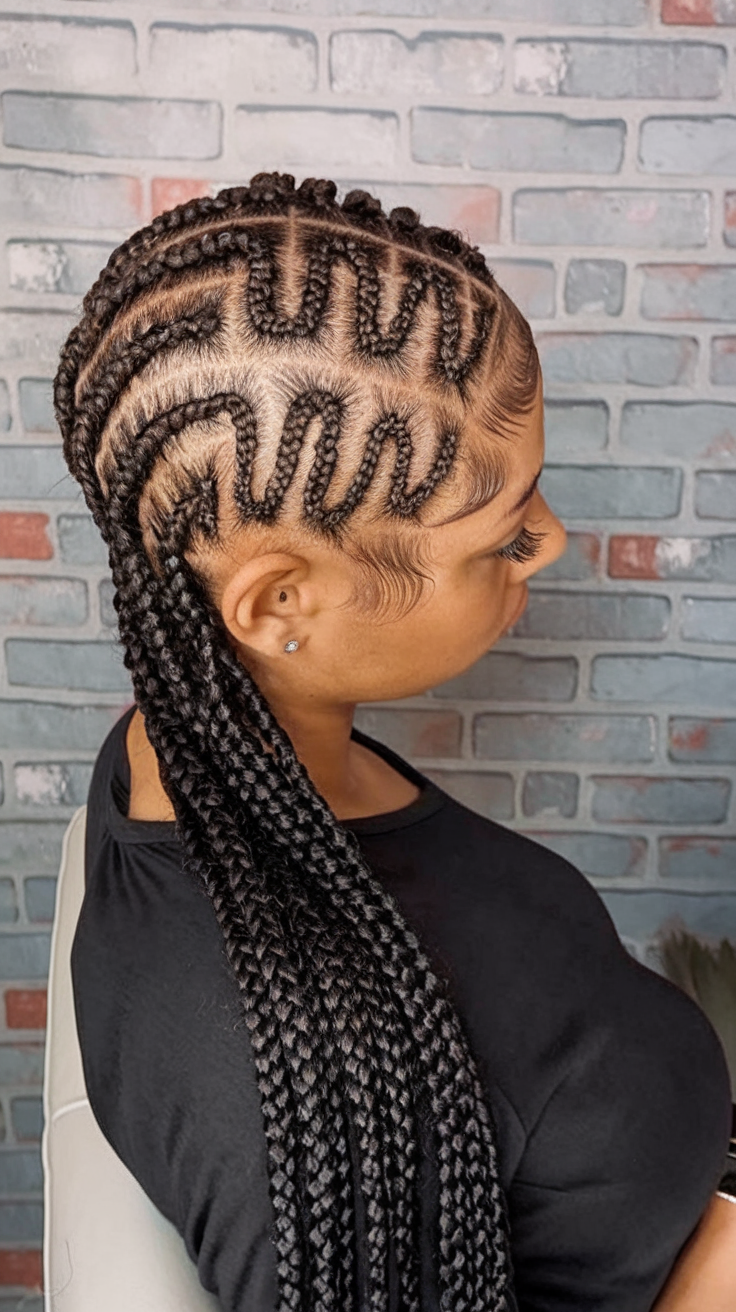 Knotless Braids Hairstyles for Women in 2024: Ideas for Large, Jumbo, and Colorful Braids