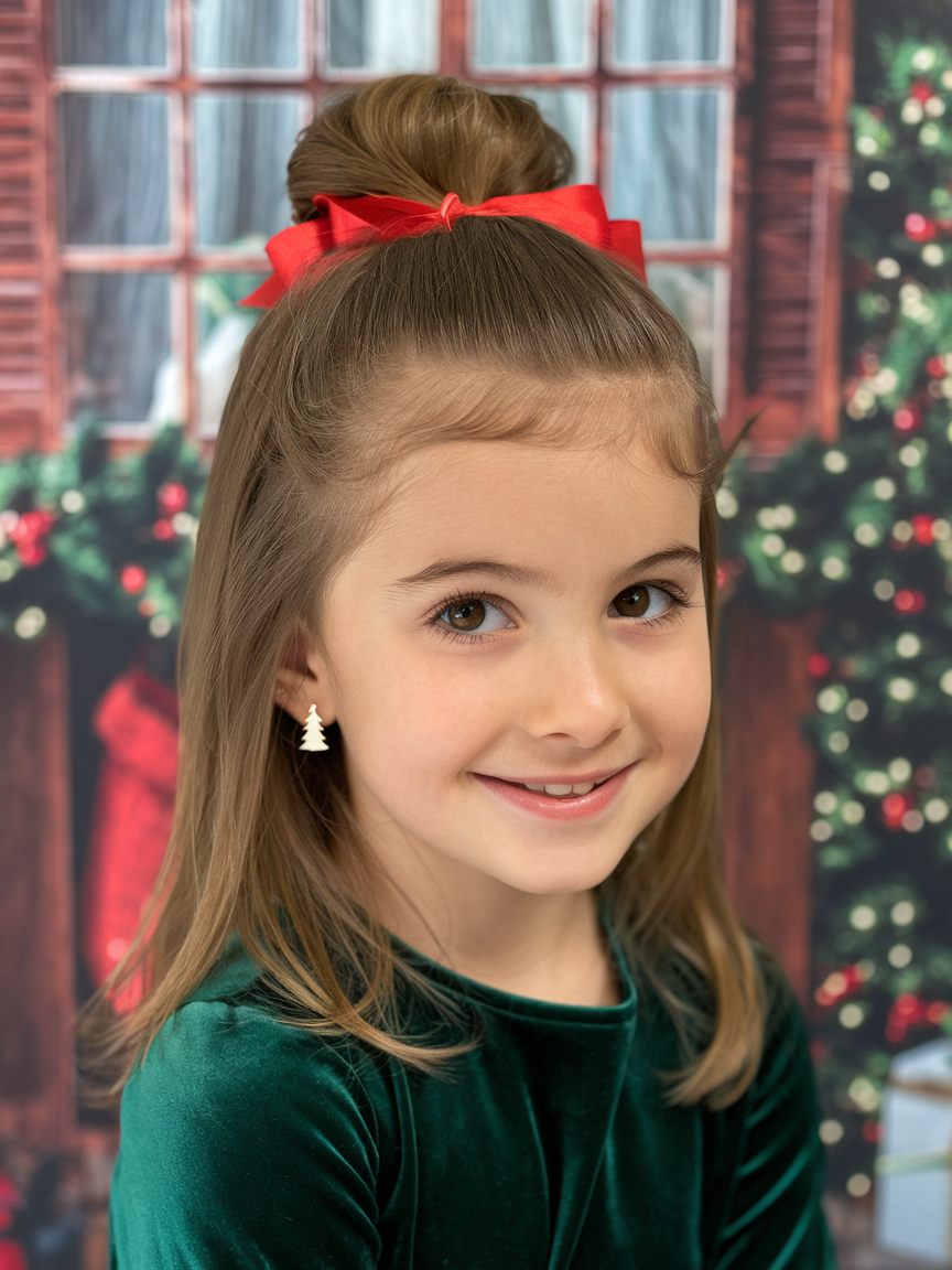 Christmas Kids Hairstyles: Cute, Fun, and Easy Ideas for Perfect Holiday Party & Concert Looks