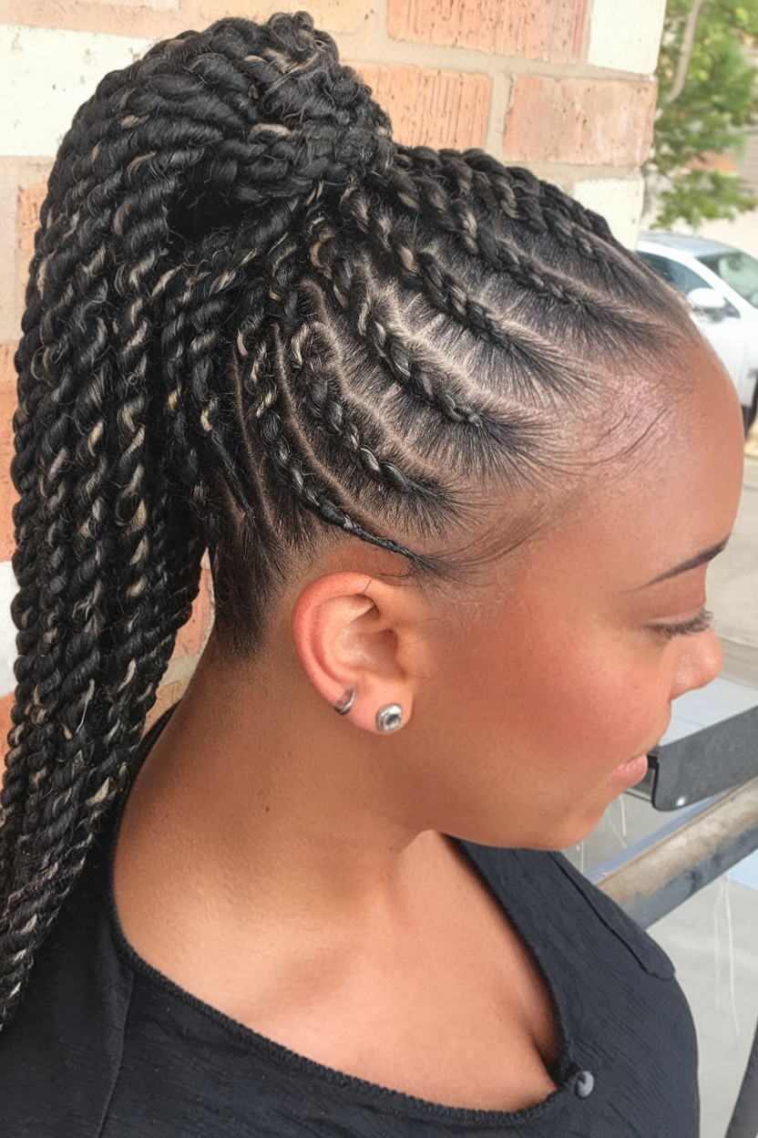 Stunning Braided Cornrow Hairstyles for 2024: Creative Ideas for Women Embracing Natural Hair