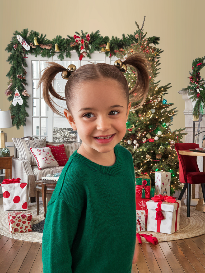 Top Christmas Children's Hairstyles for Festive Celebrations - Fun and Easy Kids’ Hairstyle Ideas