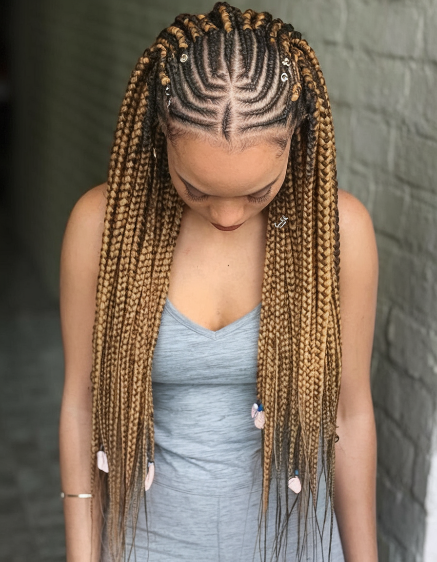 Stunning Braided Cornrow Hairstyles for 2024: Creative Ideas for Women Embracing Natural Hair