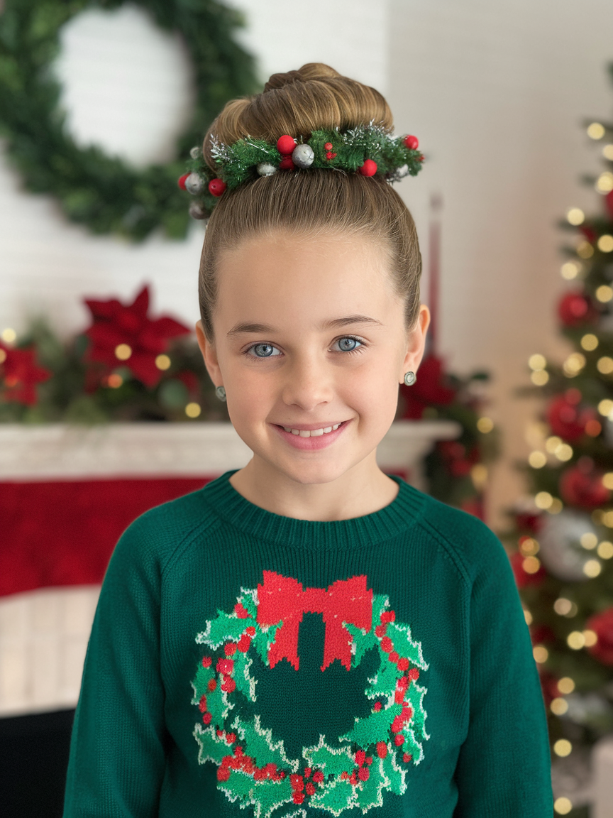 Christmas Kids Hairstyles: Cute, Fun, and Easy Ideas for Perfect Holiday Party & Concert Looks