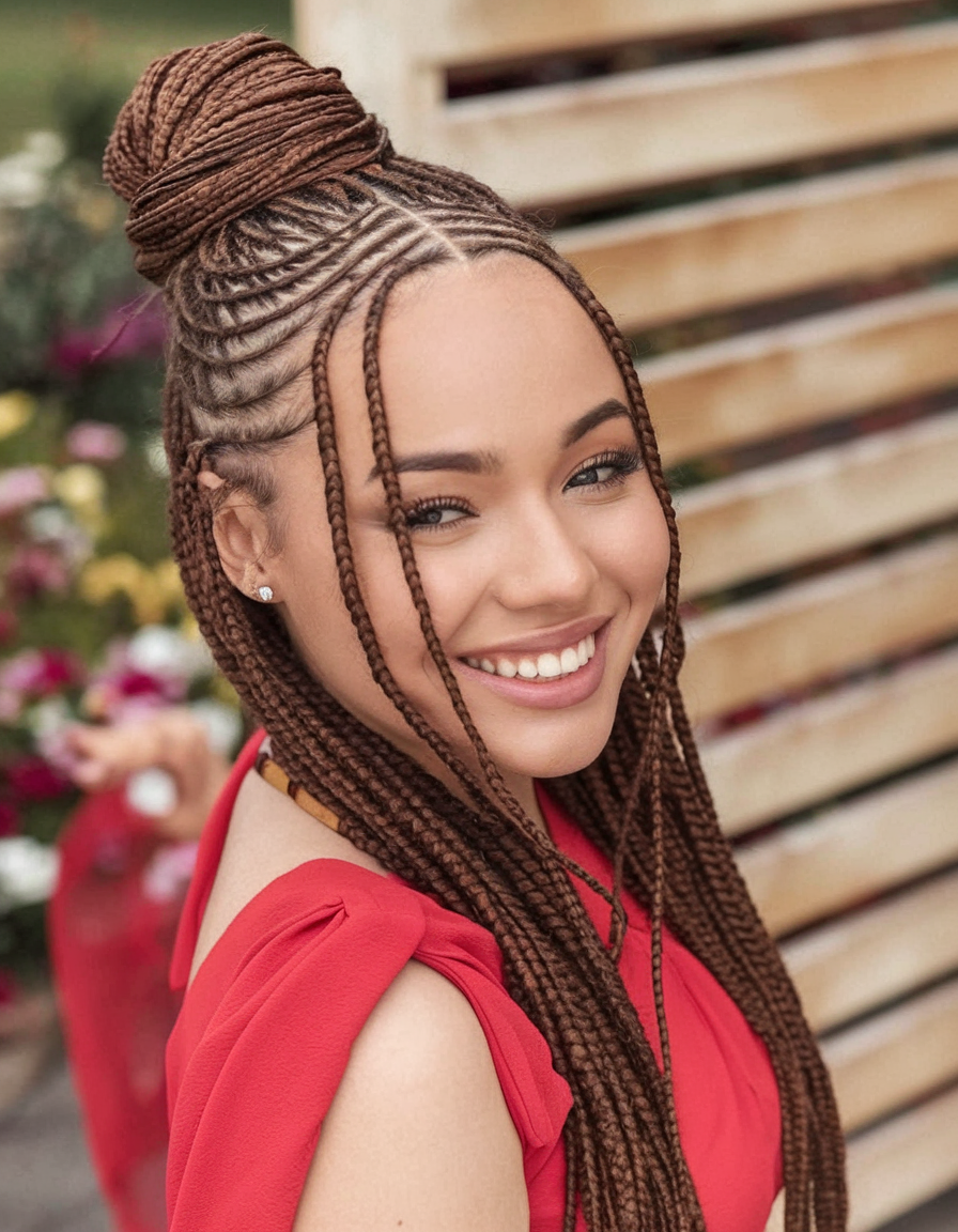 Stunning Braided Cornrow Hairstyles for 2024: Creative Ideas for Women Embracing Natural Hair