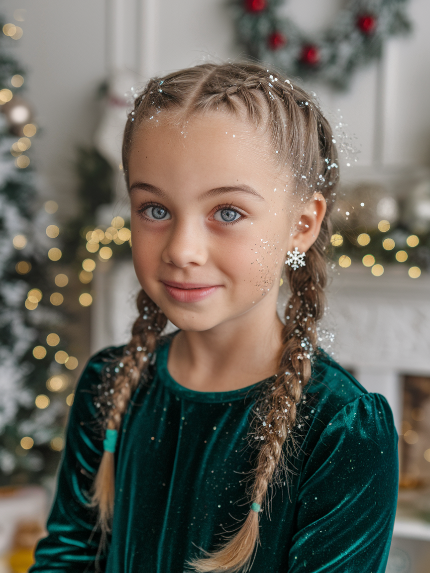 Christmas Kids Hairstyles: Cute, Fun, and Easy Ideas for Perfect Holiday Party & Concert Looks