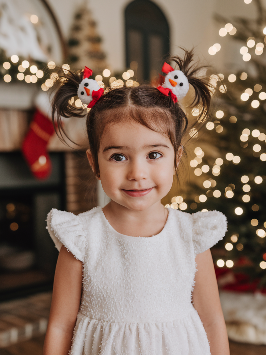 Christmas Kids Hairstyles: Cute, Fun, and Easy Ideas for Perfect Holiday Party & Concert Looks