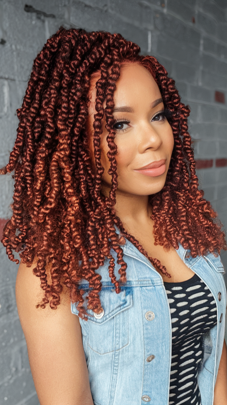 Passion Twists Hairstyles Ideas for Women in 2024: Boho, Jumbo, Shoulder Length, and More