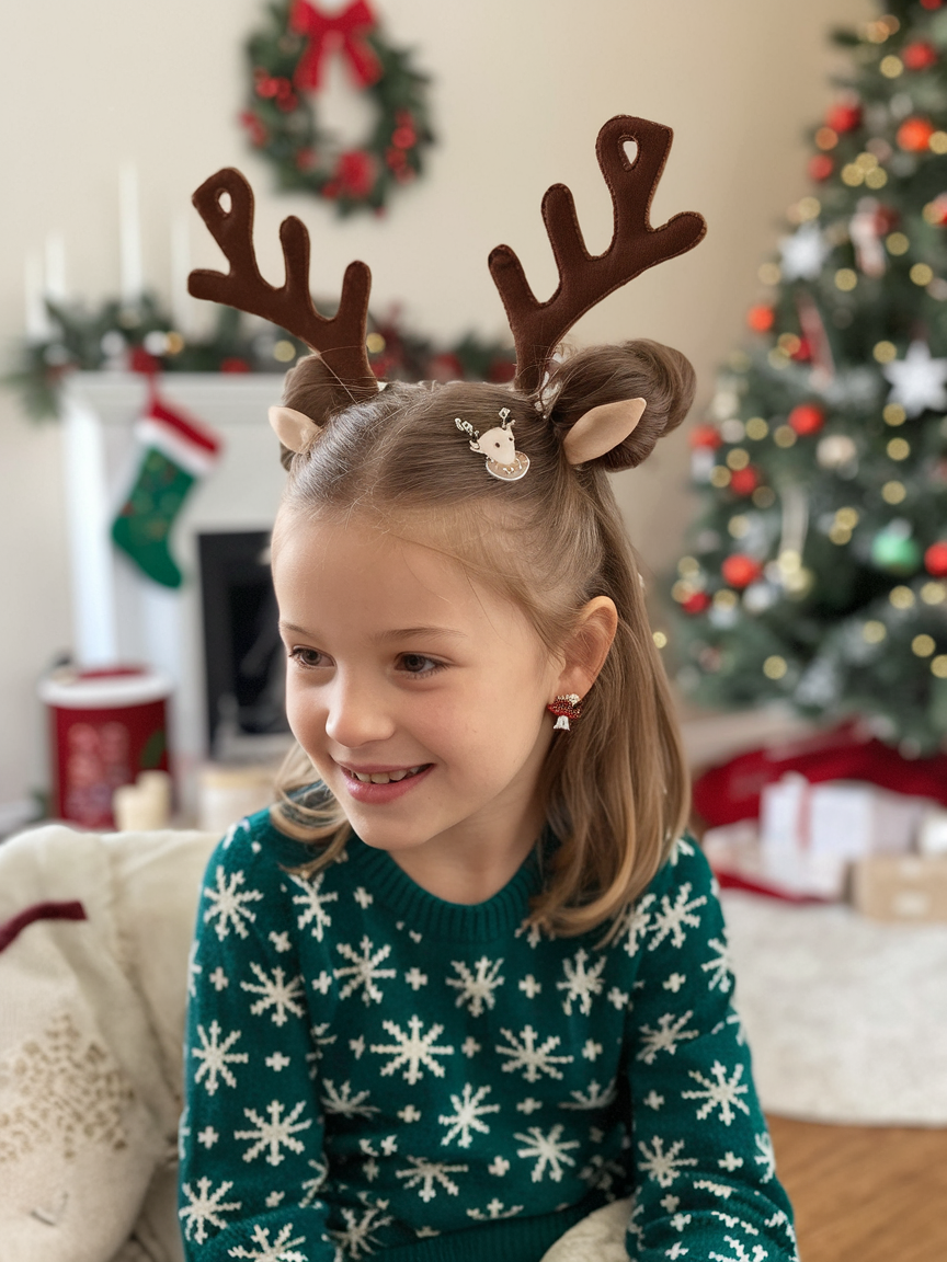 Top Christmas Children's Hairstyles for Festive Celebrations - Fun and Easy Kids’ Hairstyle Ideas