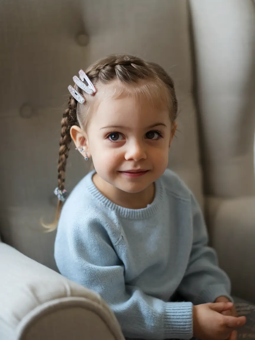 Creative and Easy Toddler Hairstyles for Girls 2024 - Braids, Curls, and Short Hair Ideas