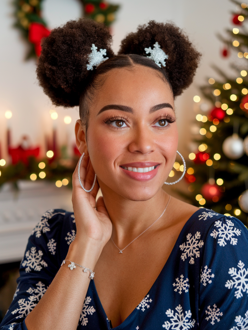 Christmas Hairstyles for Black Women: Stunning Ideas for Natural Hair, Braids, and Festive Looks