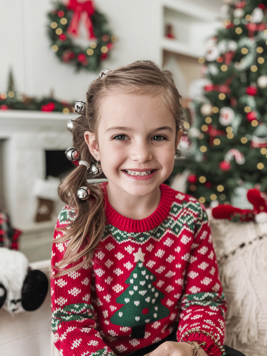 Top Christmas Children's Hairstyles for Festive Celebrations - Fun and Easy Kids’ Hairstyle Ideas