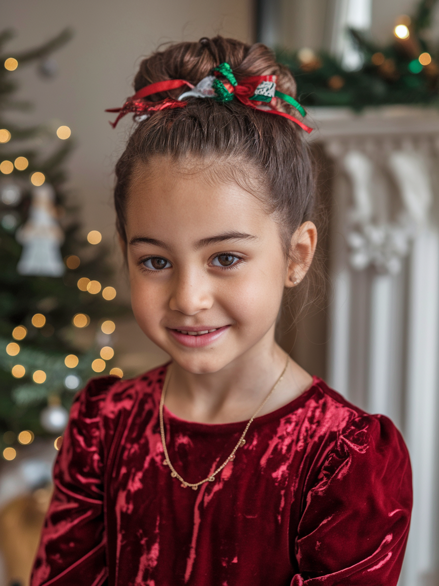 Christmas Kids Hairstyles: Cute, Fun, and Easy Ideas for Perfect Holiday Party & Concert Looks