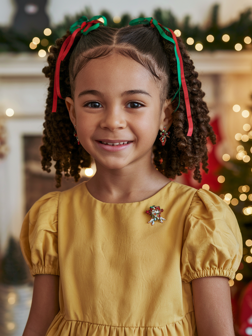 Top Christmas Children's Hairstyles for Festive Celebrations - Fun and Easy Kids’ Hairstyle Ideas