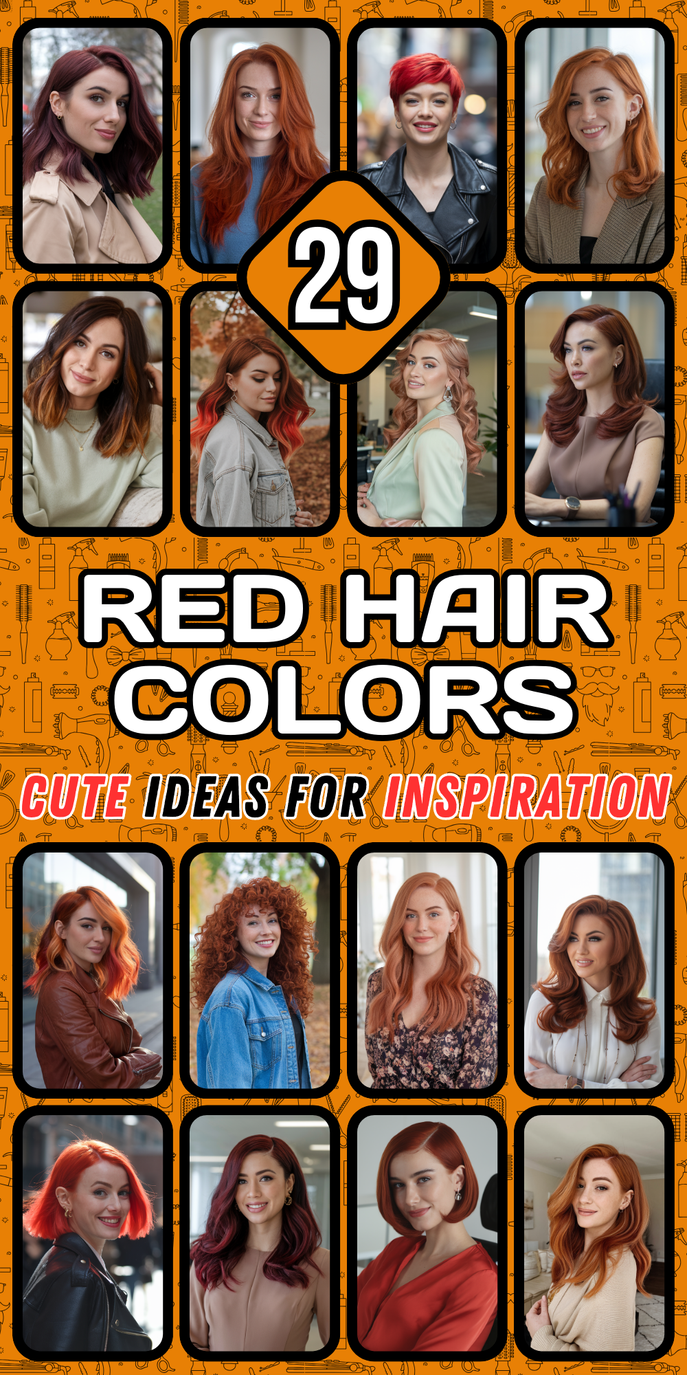 Stunning Red Hair Color Ideas for Women in 2024 – Vibrant Tones, Highlights, and Styles