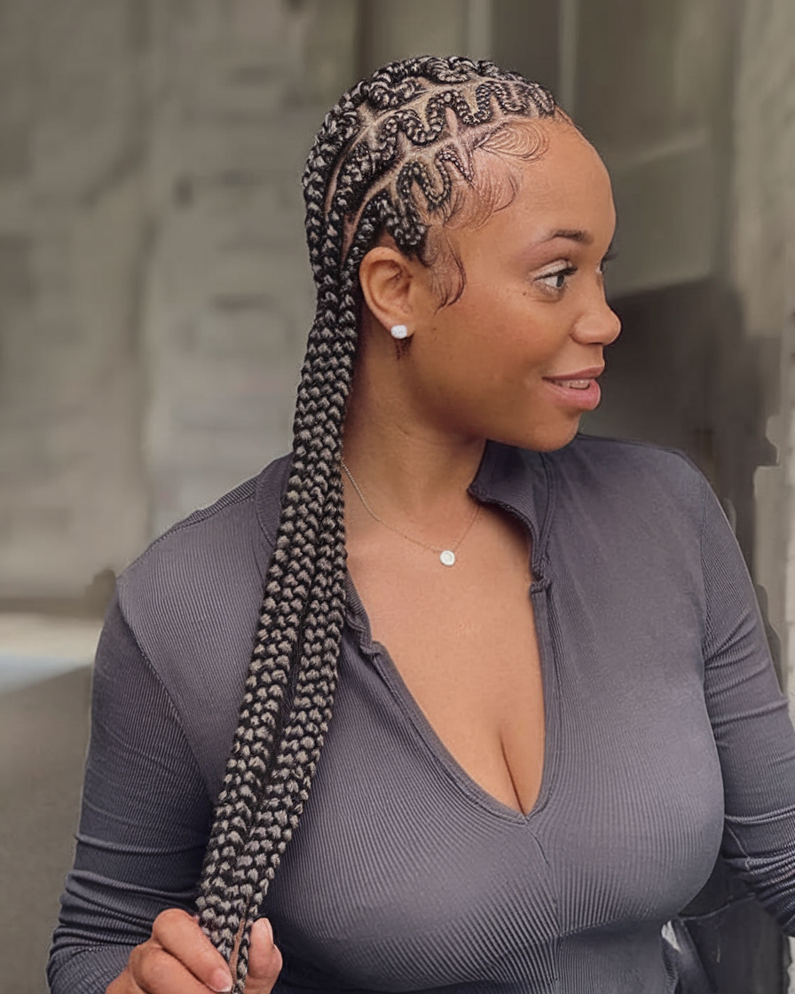 Stunning Braided Cornrow Hairstyles for 2024: Creative Ideas for Women Embracing Natural Hair