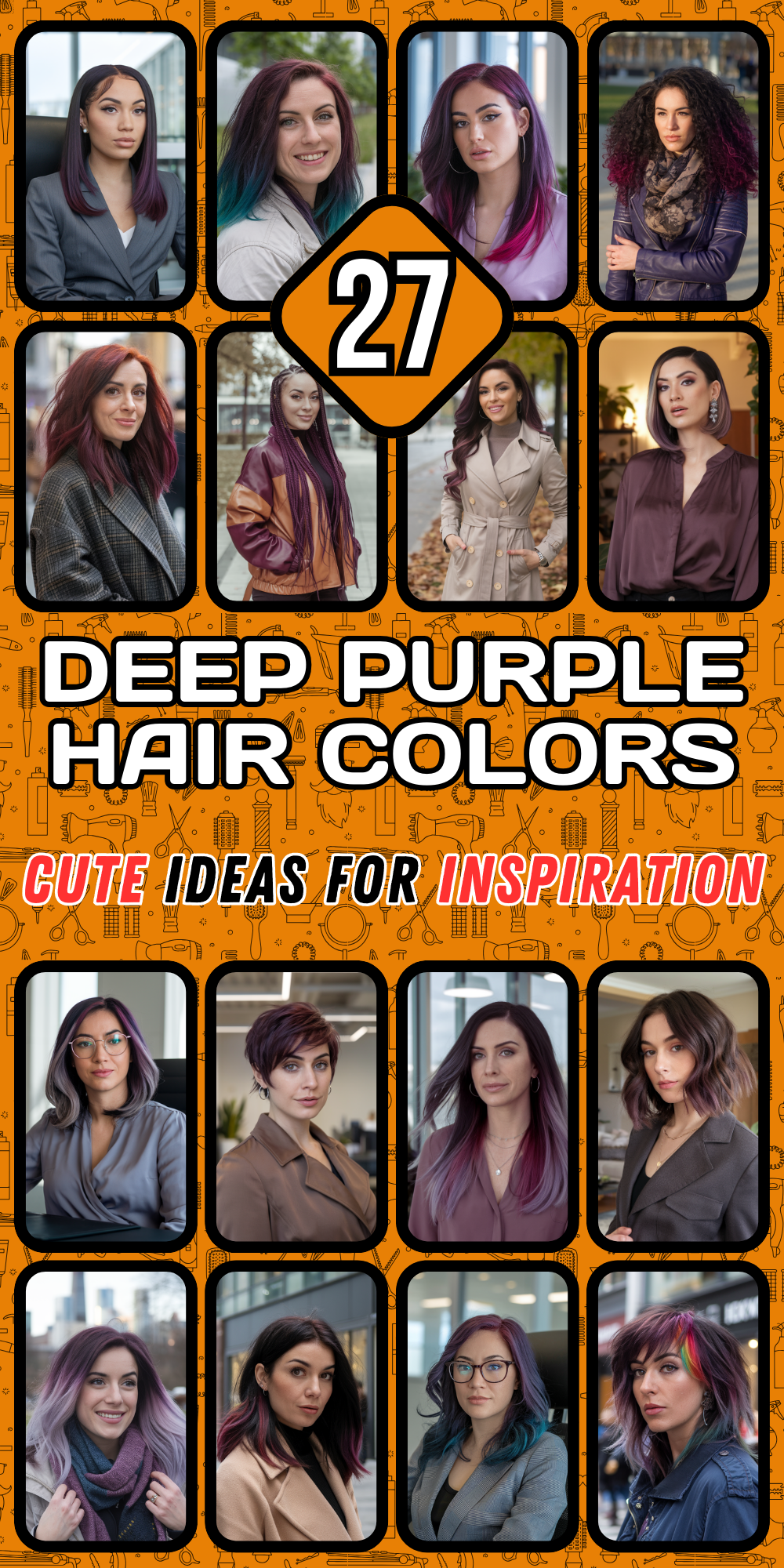 Deep Purple Hair Color Ideas for Women in 2024 – Stylish Transformations and Trends