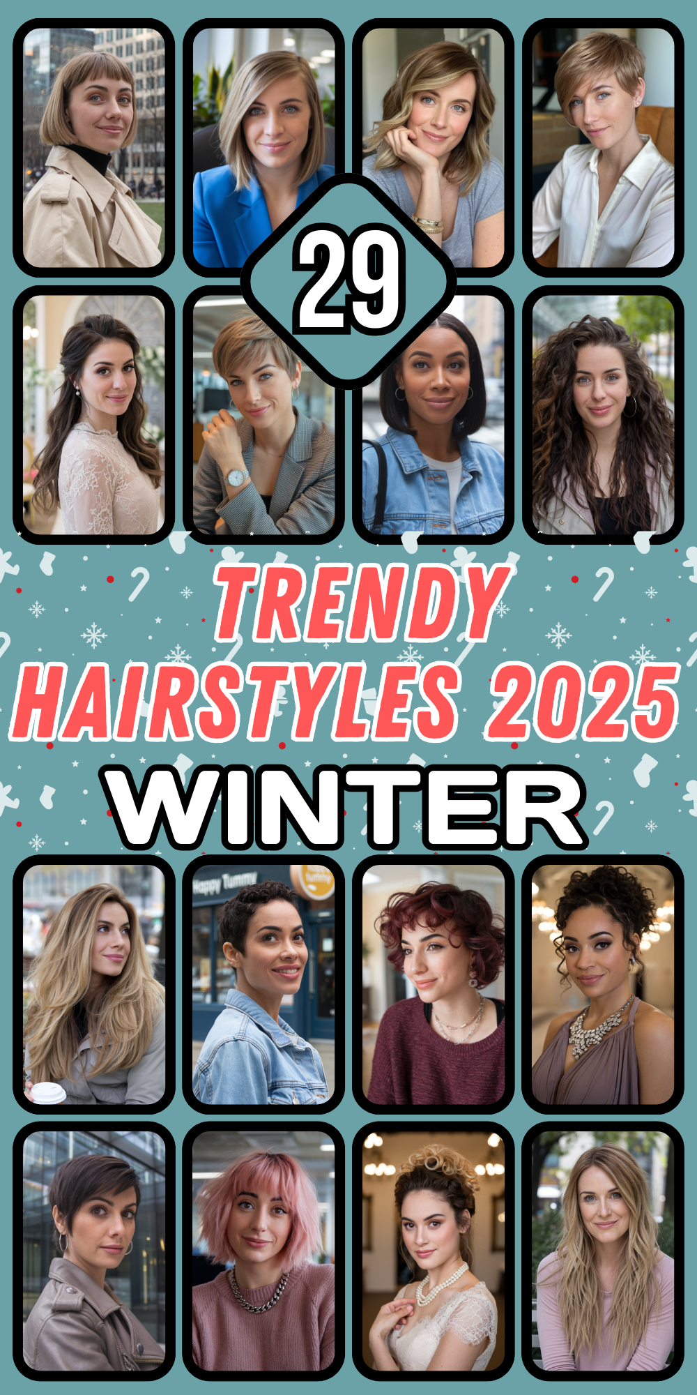 Hairstyles 2025: Trendy Ideas for Women – From Pixie Cuts to Elegant Bridal Styles