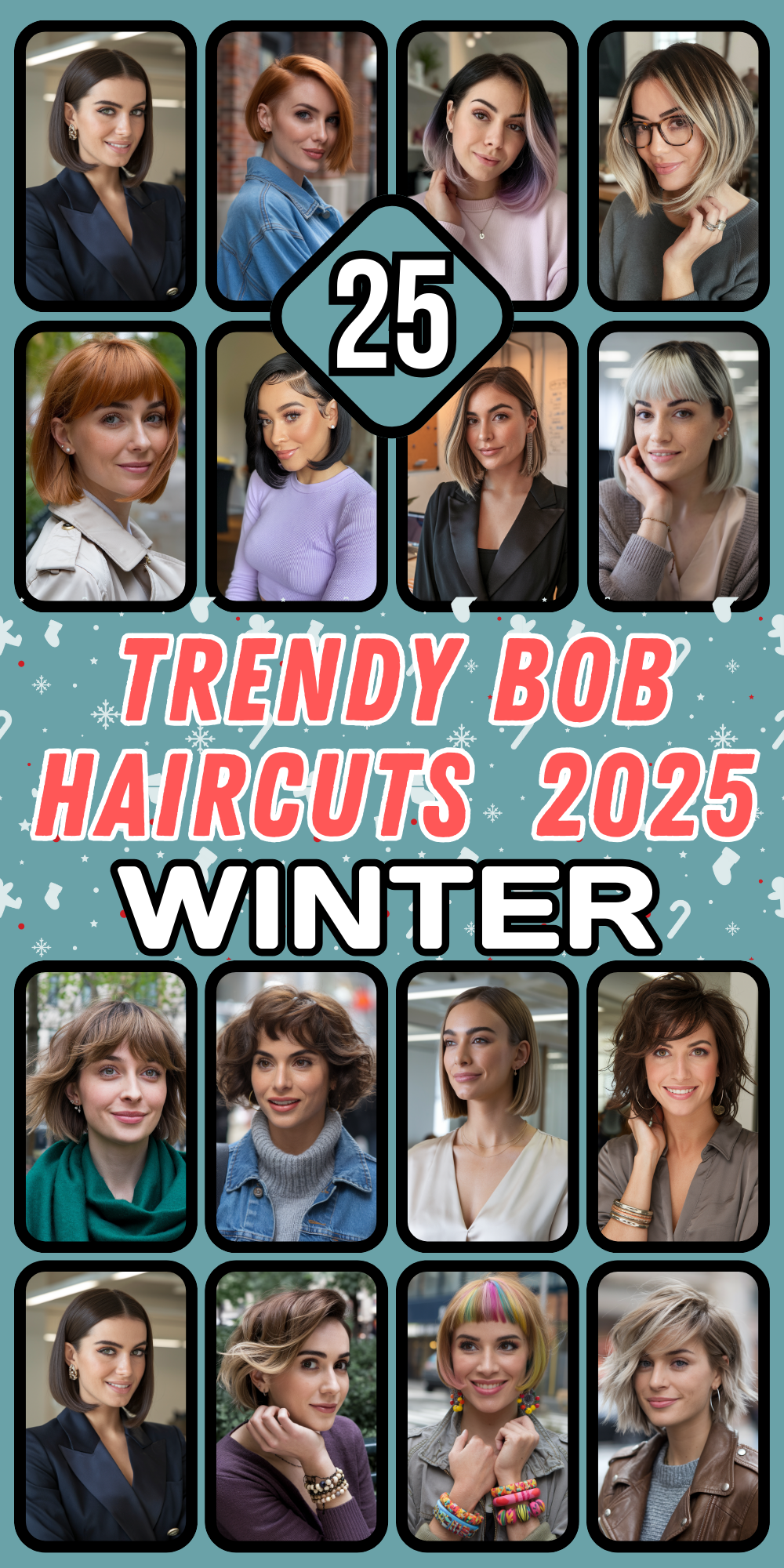 Trendy Bob Haircuts for Women in 2025 - Styles for All Hair Types and Face Shapes