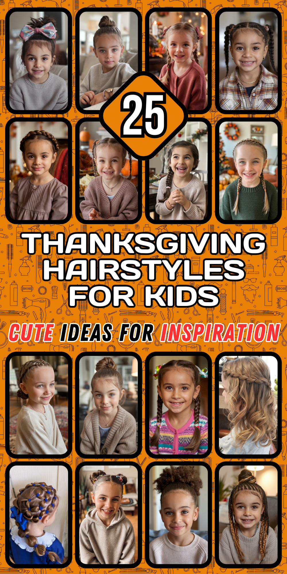 Easy and Cute Thanksgiving Hairstyles for Kids to Rock the Festive Season in Style