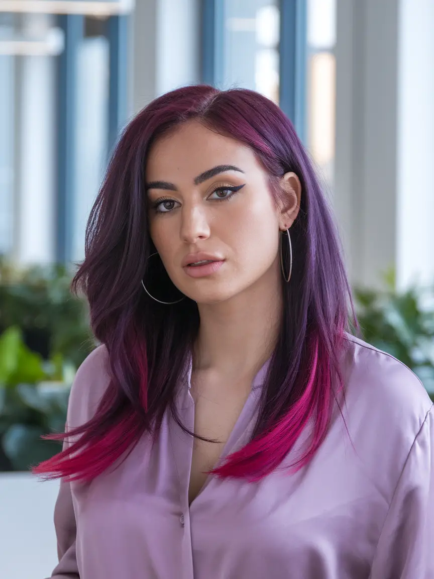 Deep Purple Hair Color Ideas for Women in 2024 – Stylish Transformations and Trends