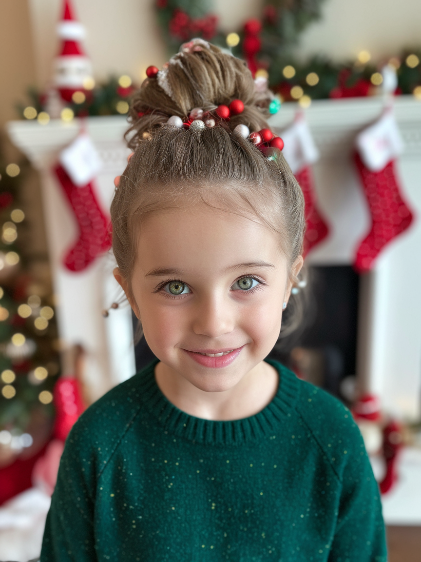 Christmas Kids Hairstyles: Cute, Fun, and Easy Ideas for Perfect Holiday Party & Concert Looks