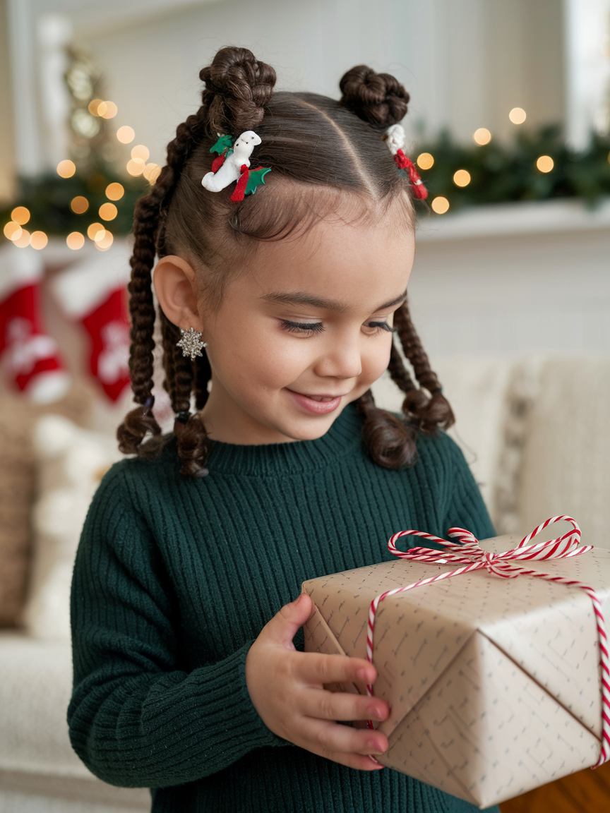 Top Christmas Children's Hairstyles for Festive Celebrations - Fun and Easy Kids’ Hairstyle Ideas