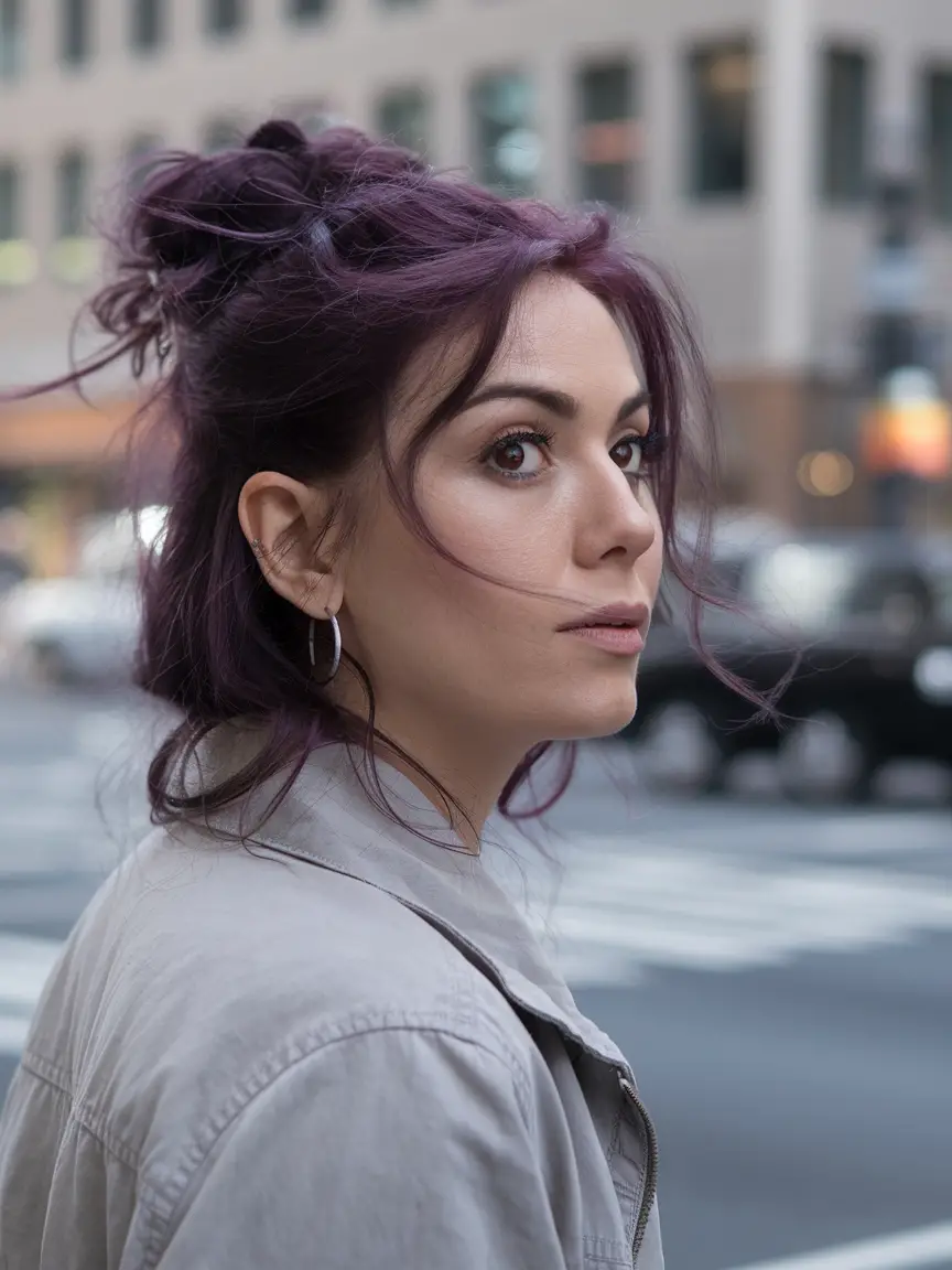 Stunning Midnight Purple Hair Ideas for Women in 2024: Bold Colors, Trendy Cuts, and Styling Tips