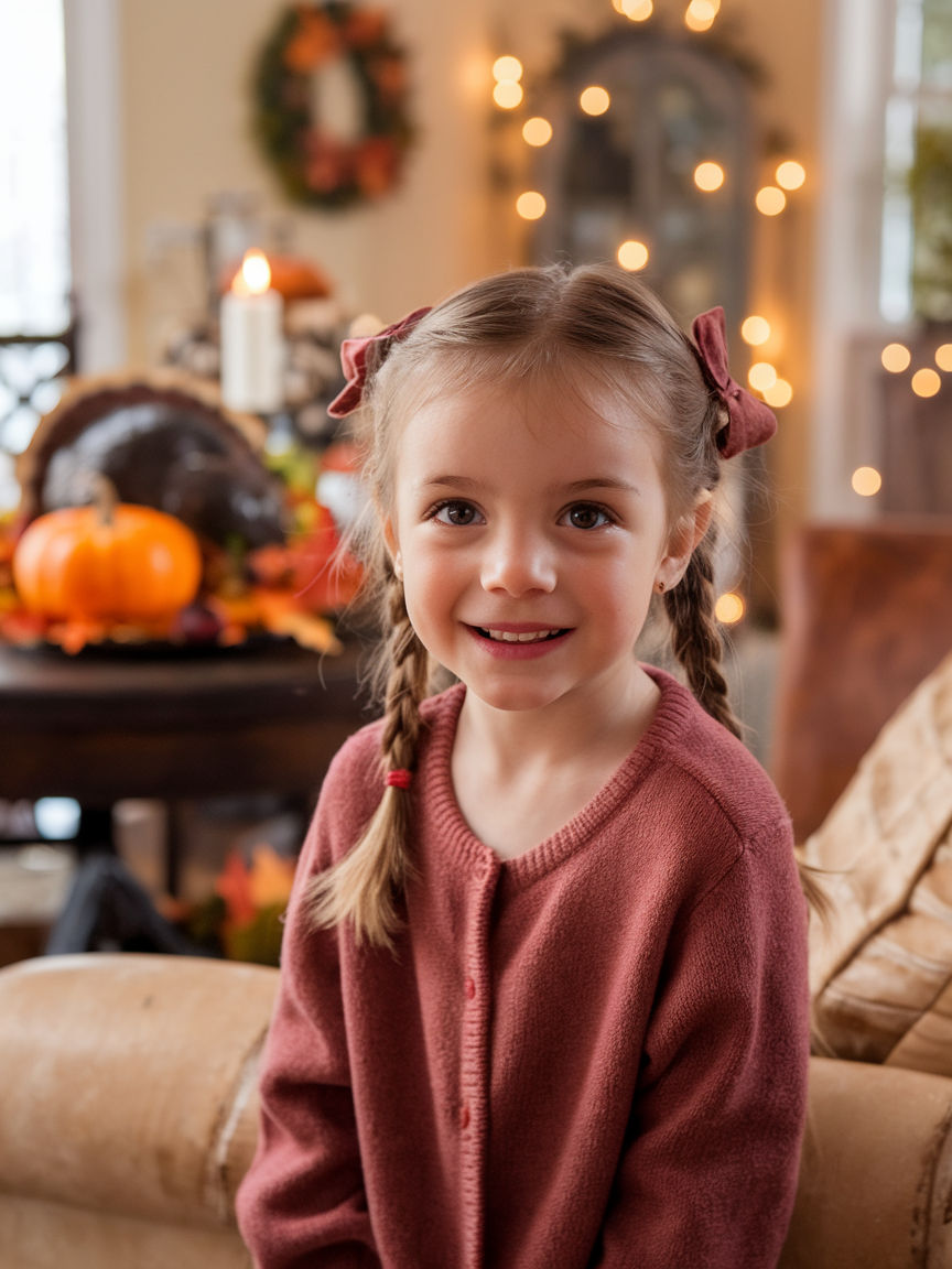 Easy and Cute Thanksgiving Hairstyles for Kids to Rock the Festive Season in Style