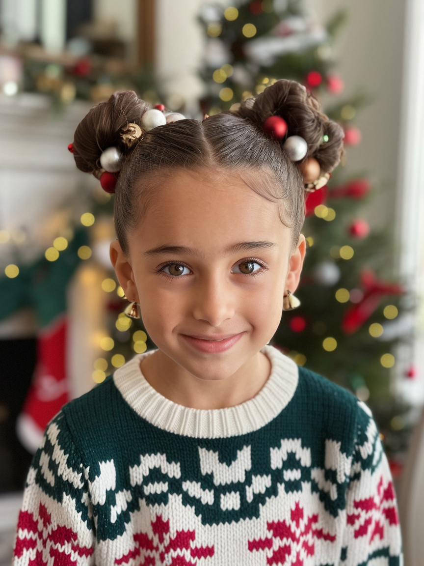 Christmas Kids Hairstyles: Cute, Fun, and Easy Ideas for Perfect Holiday Party & Concert Looks