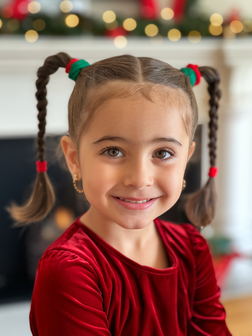 Christmas Kids Hairstyles: Cute, Fun, and Easy Ideas for Perfect Holiday Party & Concert Looks