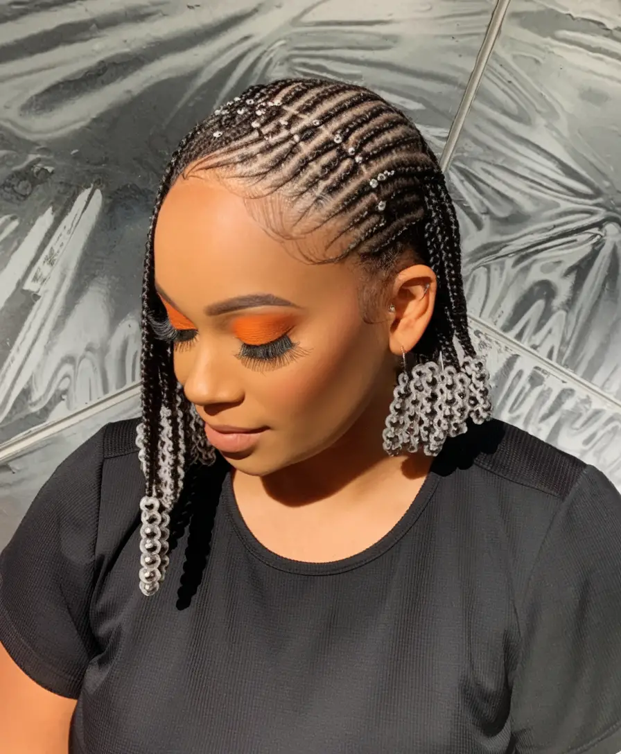 Stunning Braided Cornrow Hairstyles for 2024: Creative Ideas for Women Embracing Natural Hair