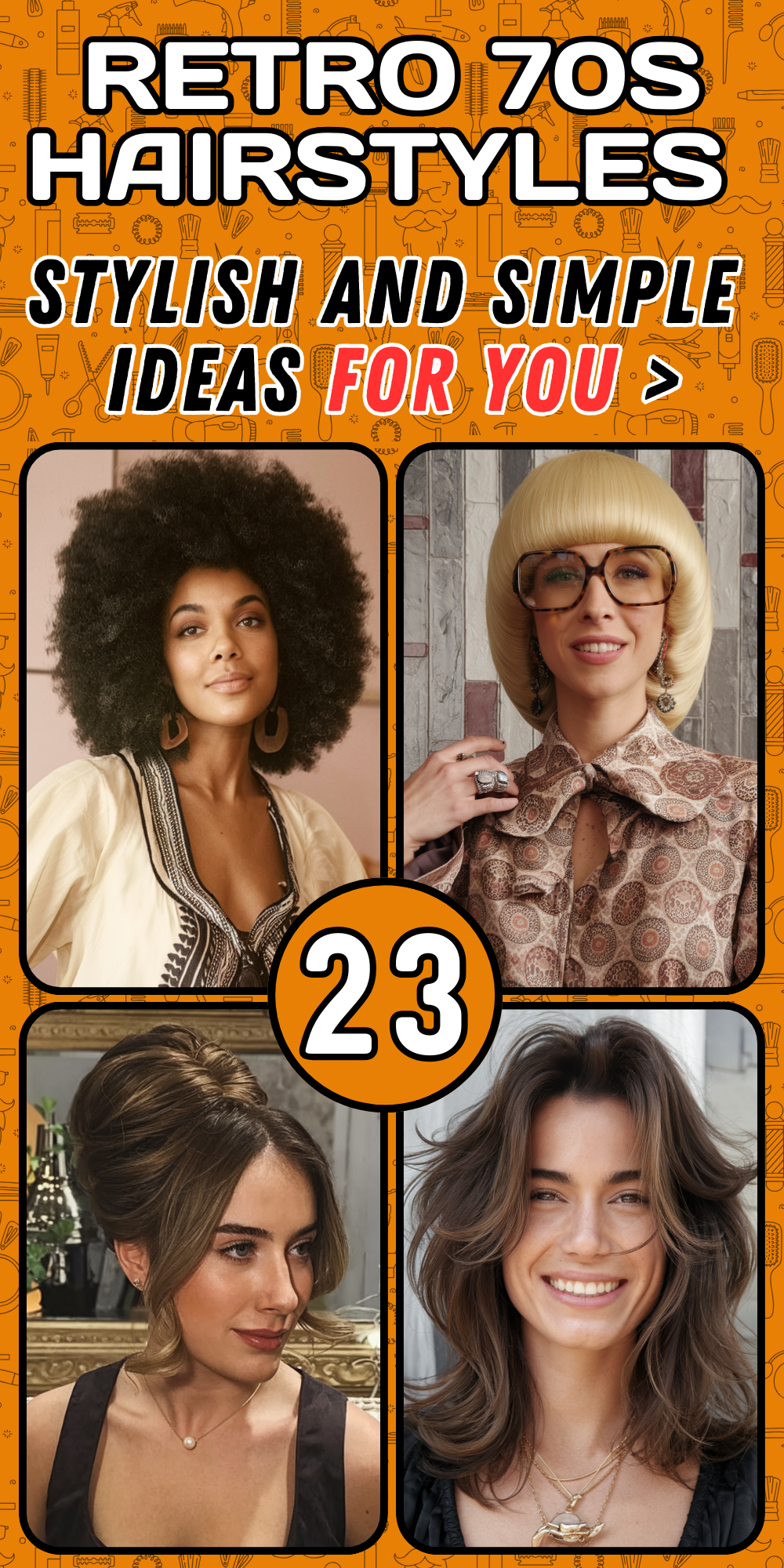 Best 70s Hairstyles - Retro Haircuts Ideas for Women | Iconic Looks from the 1970s to Try Now