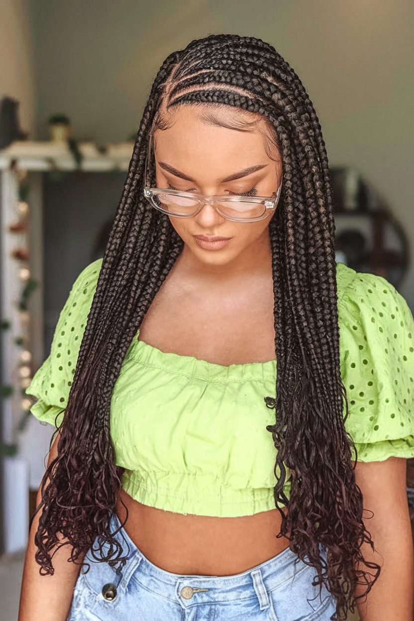 Stunning Braided Cornrow Hairstyles for 2024: Creative Ideas for Women Embracing Natural Hair