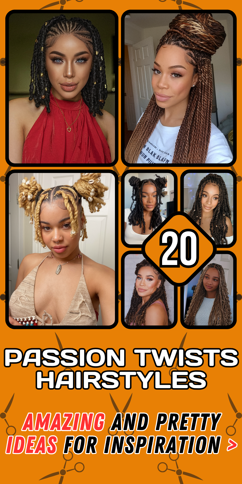 Passion Twists Hairstyles Ideas for Women in 2024: Boho, Jumbo, Shoulder Length, and More