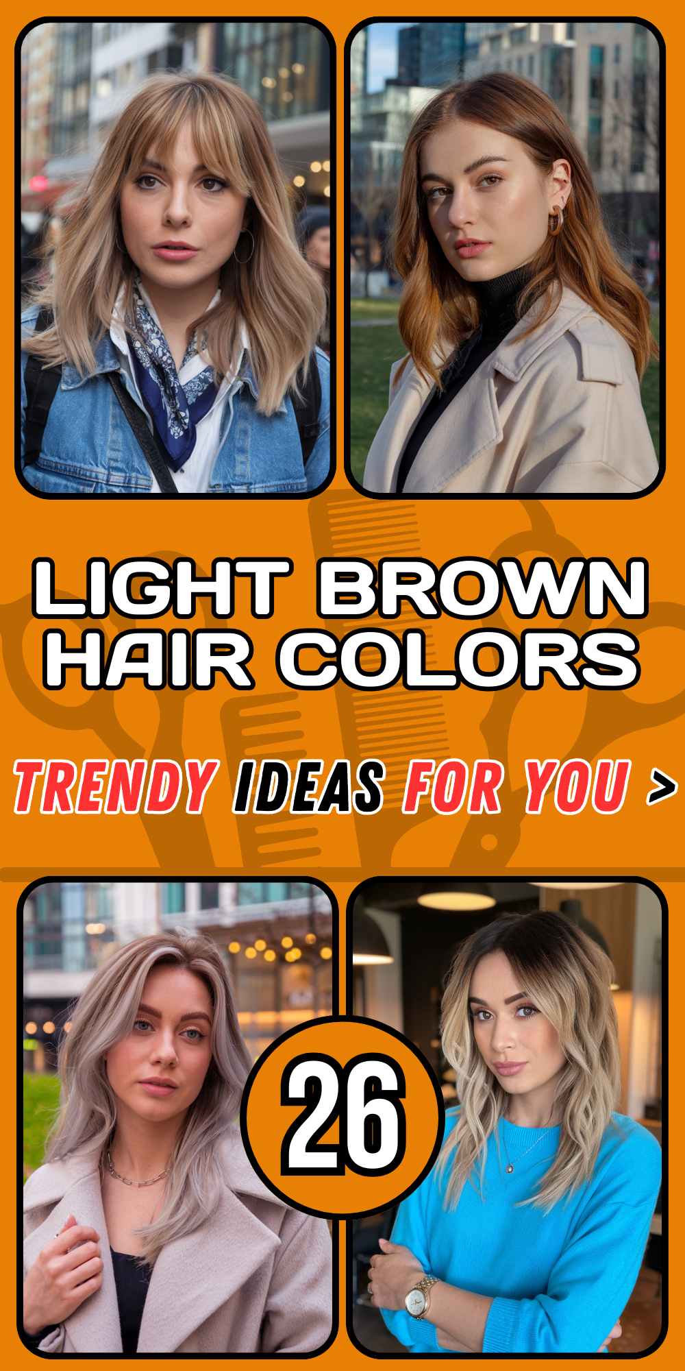 Light Brown Hair Color Ideas for Women in 2024 - Discover Stunning Shades, Highlights, & Balayage